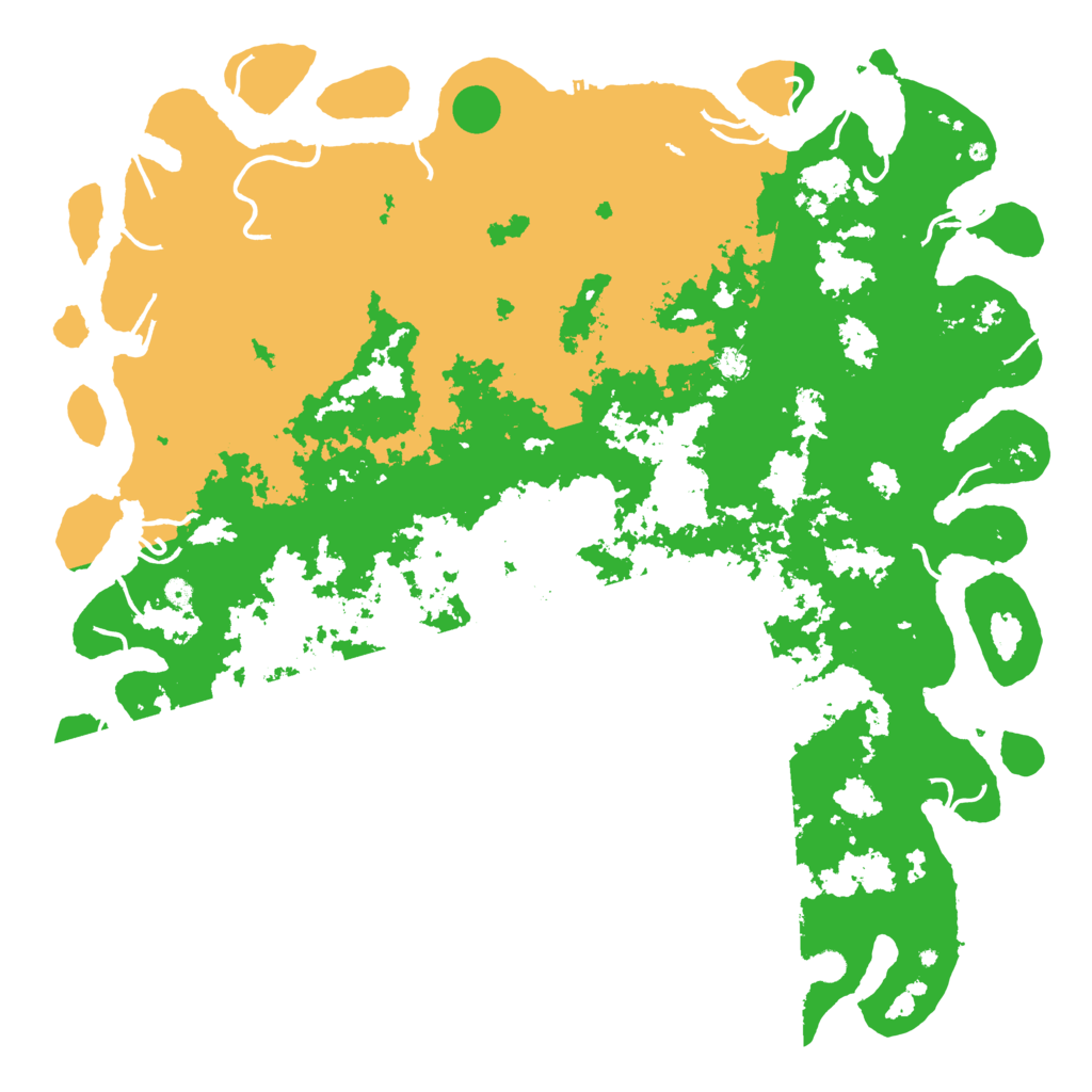 Biome Rust Map: Procedural Map, Size: 6000, Seed: 1837496536