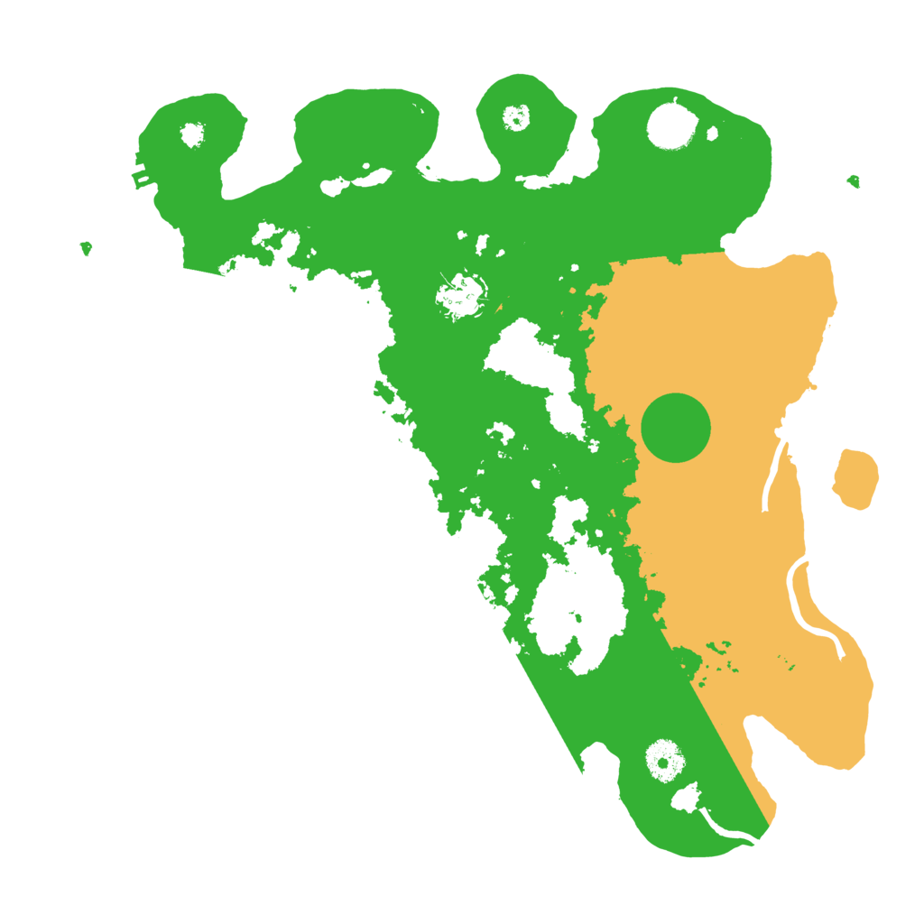 Biome Rust Map: Procedural Map, Size: 3500, Seed: 98504724