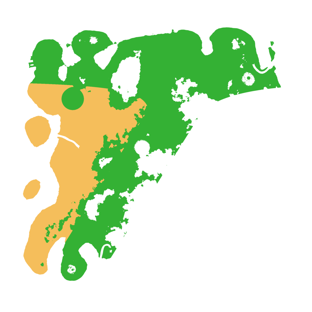 Biome Rust Map: Procedural Map, Size: 3700, Seed: 6278209