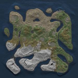 Thumbnail Rust Map: Procedural Map, Size: 3900, Seed: 2147483647, 18 Monuments