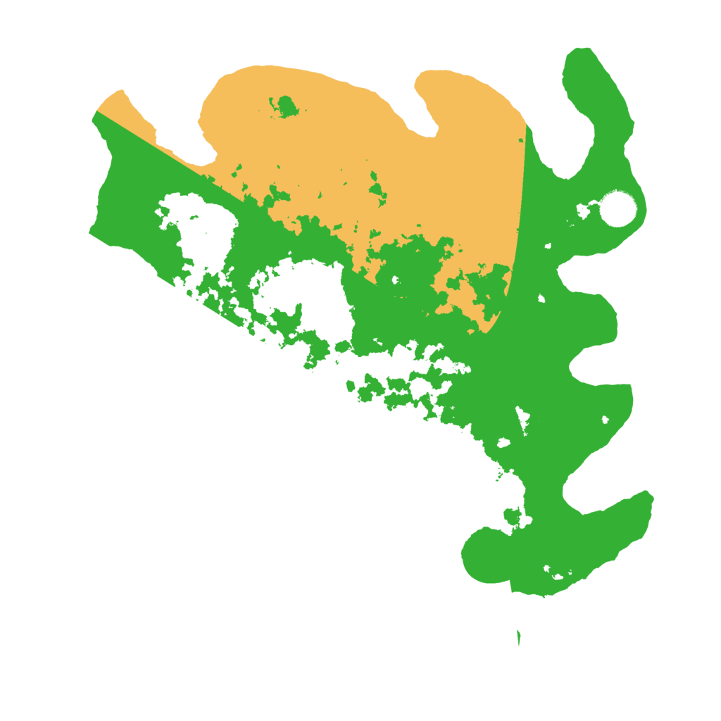 Biome Rust Map: Barren, Size: 3500, Seed: 2121212