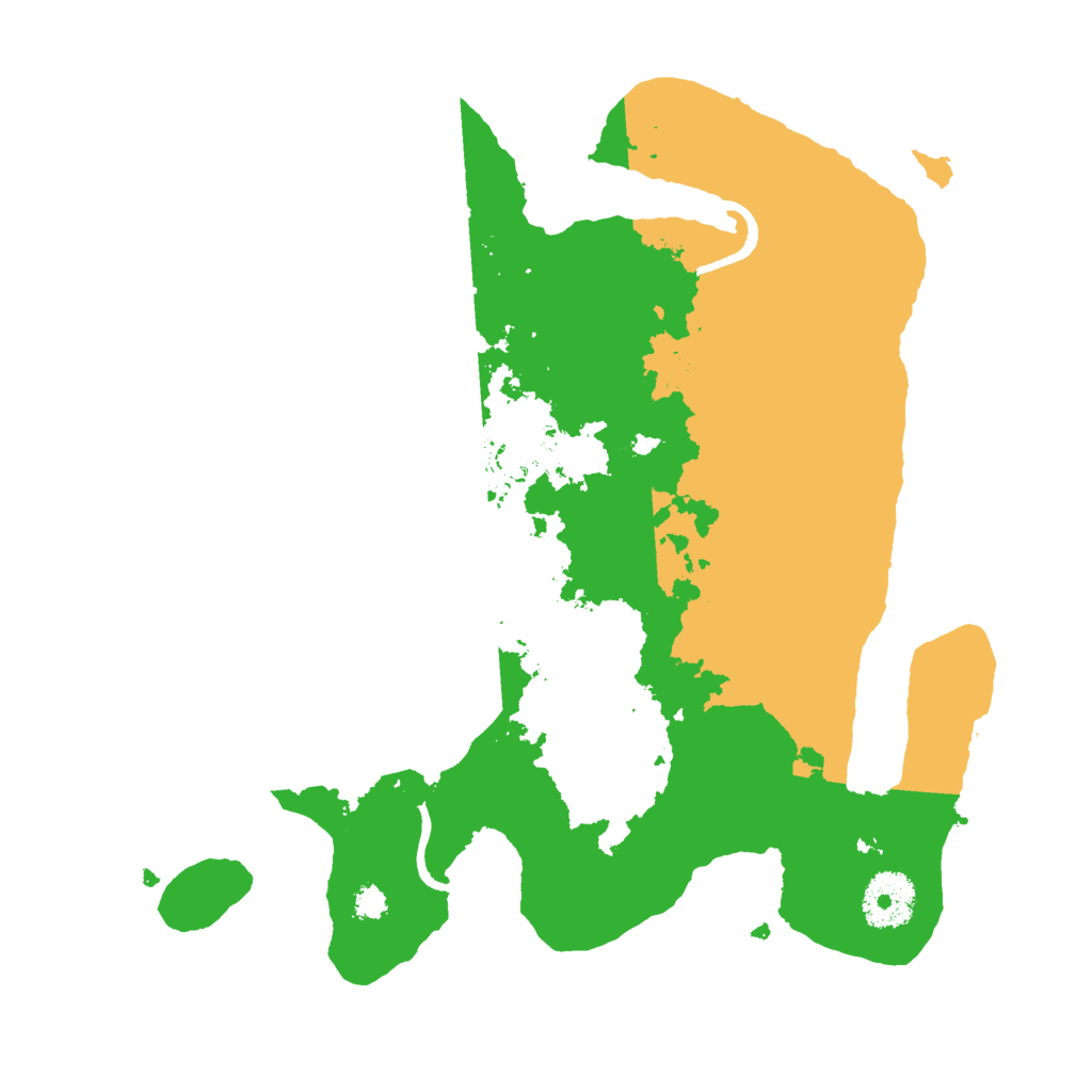 Biome Rust Map: Procedural Map, Size: 3000, Seed: 3200