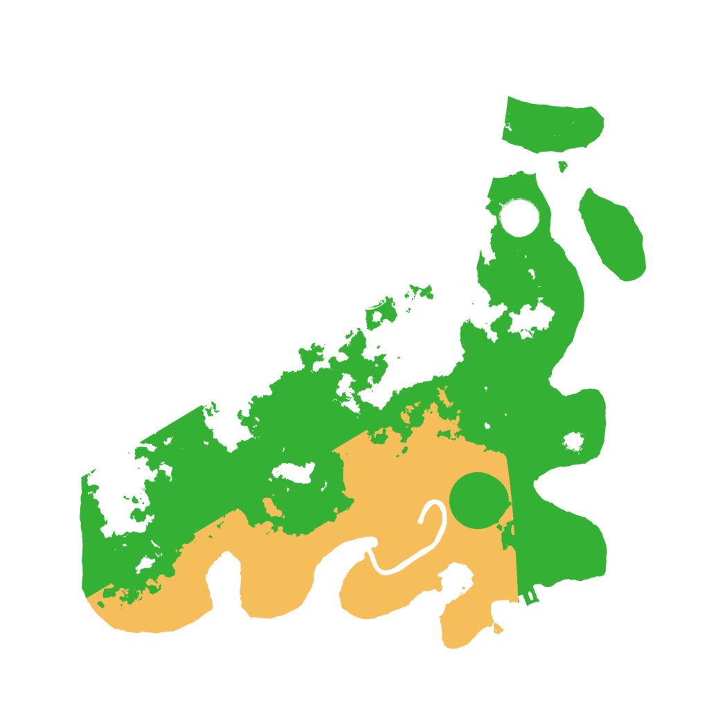 Biome Rust Map: Procedural Map, Size: 3300, Seed: 420420