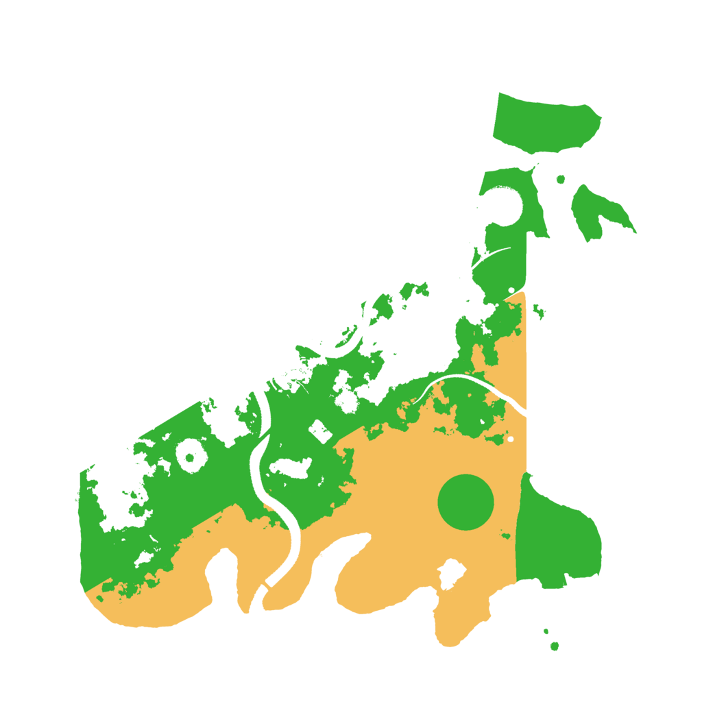 Biome Rust Map: Procedural Map, Size: 3300, Seed: 420420