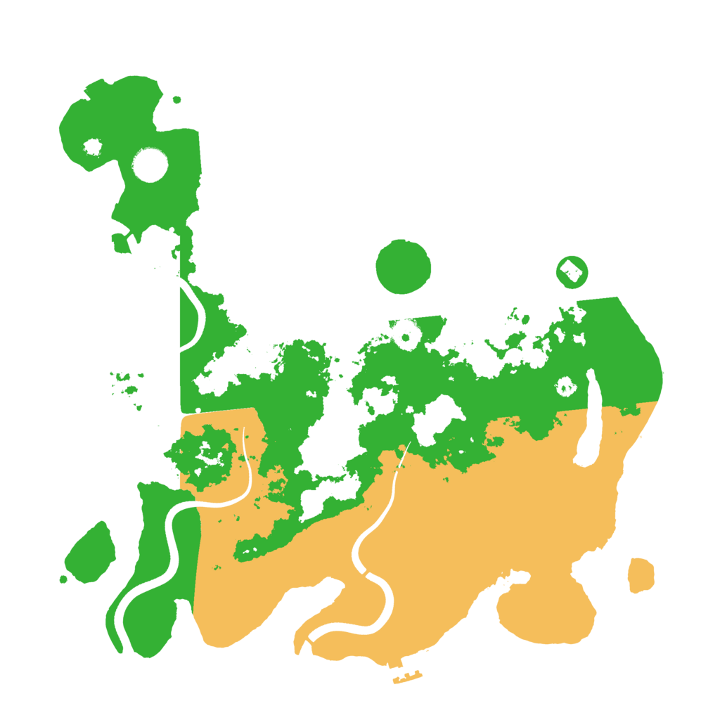Biome Rust Map: Procedural Map, Size: 3700, Seed: 1665300