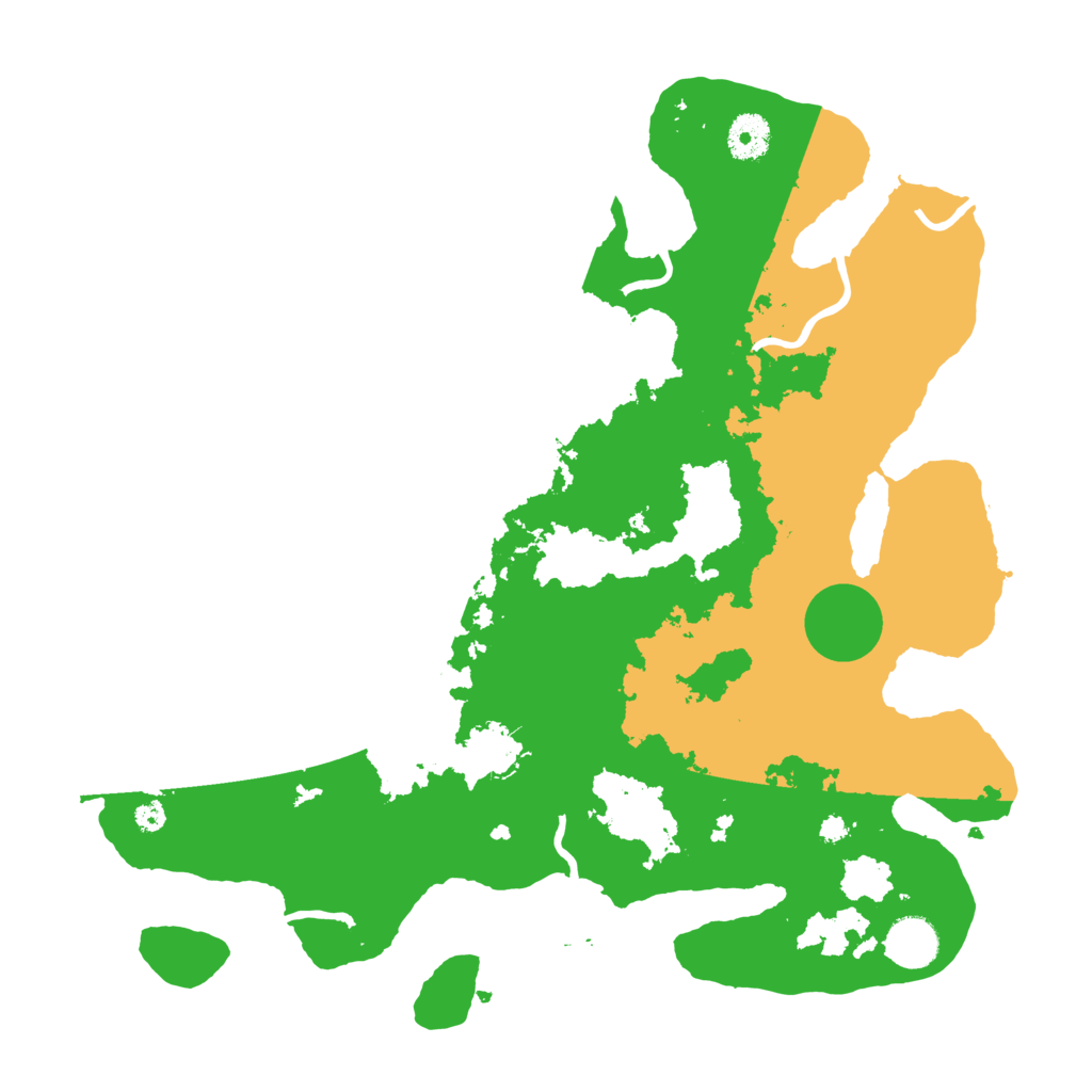 Biome Rust Map: Procedural Map, Size: 3700, Seed: 741430