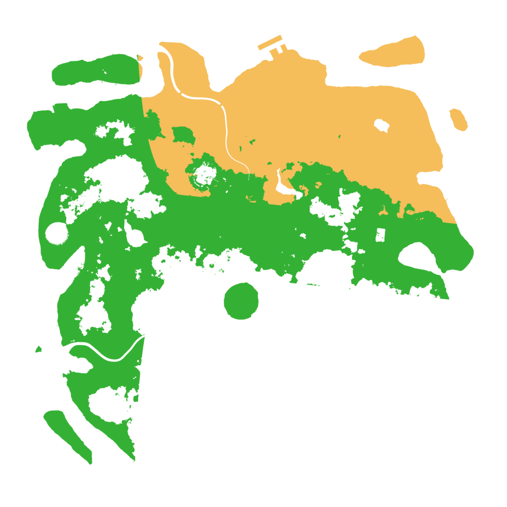 Biome Rust Map: Procedural Map, Size: 4000, Seed: 1349