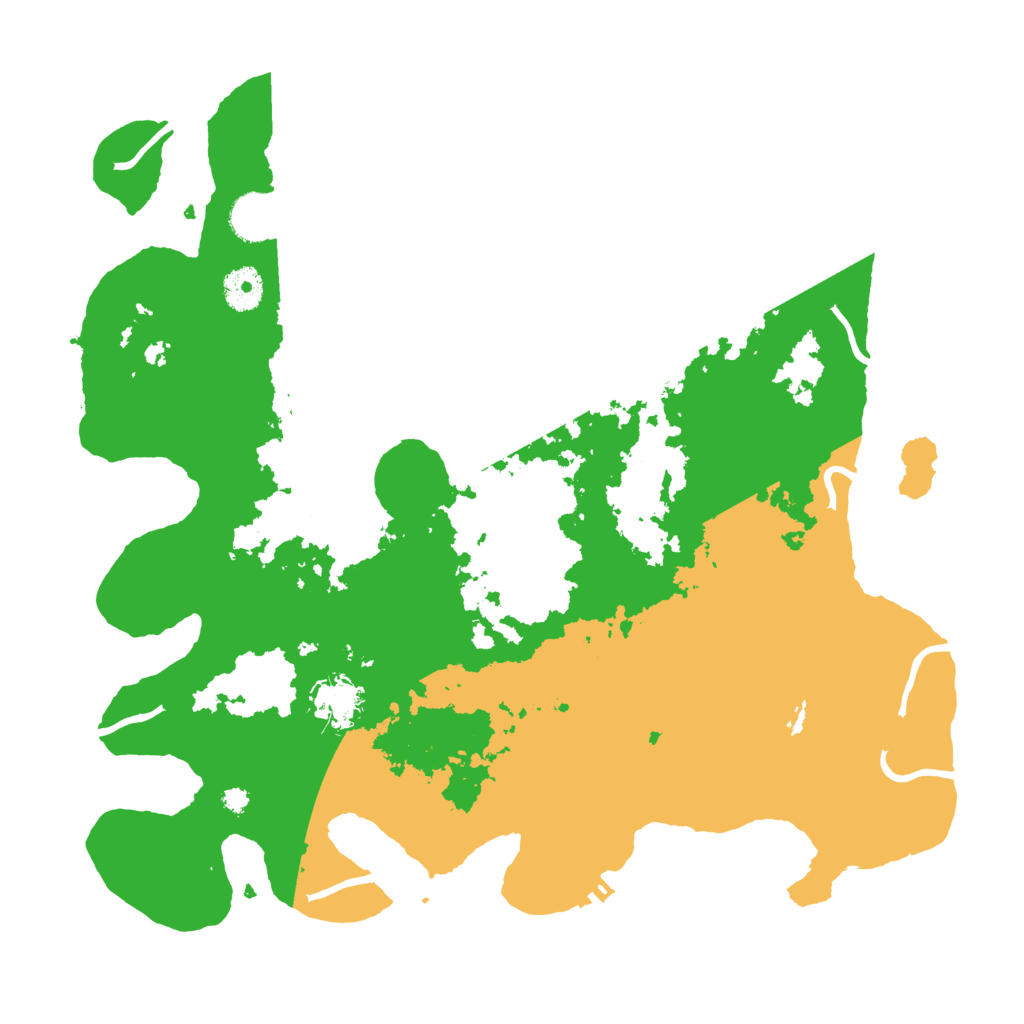 Biome Rust Map: Procedural Map, Size: 3700, Seed: 3855180