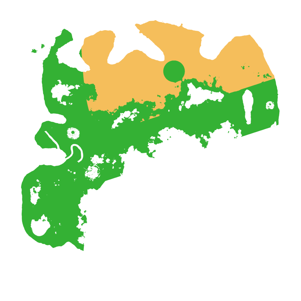 Biome Rust Map: Procedural Map, Size: 3700, Seed: 955458