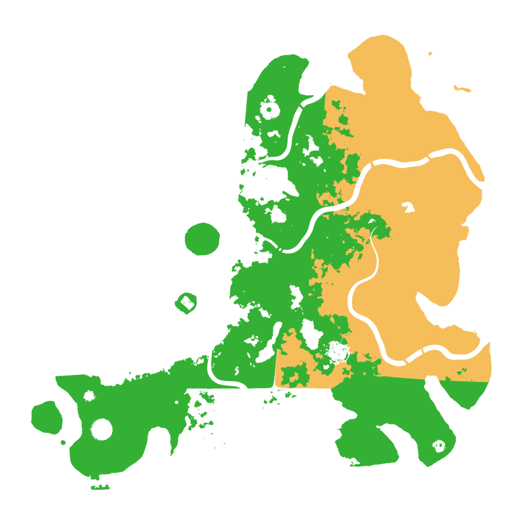 Biome Rust Map: Procedural Map, Size: 4250, Seed: 1332002924