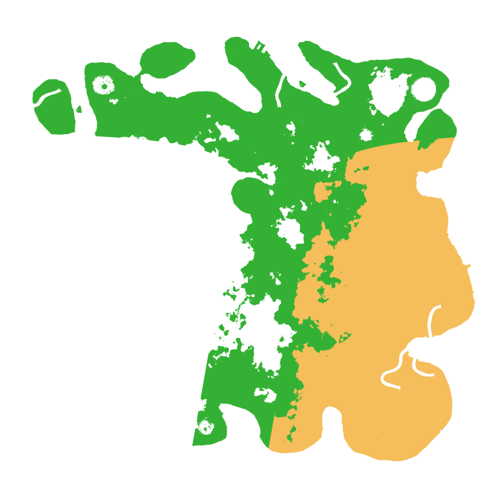 Biome Rust Map: Procedural Map, Size: 3700, Seed: 2678760