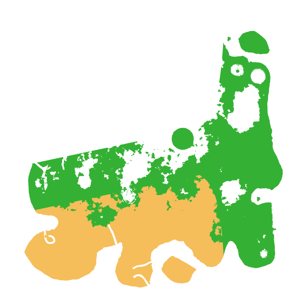 Biome Rust Map: Procedural Map, Size: 3700, Seed: 5747315