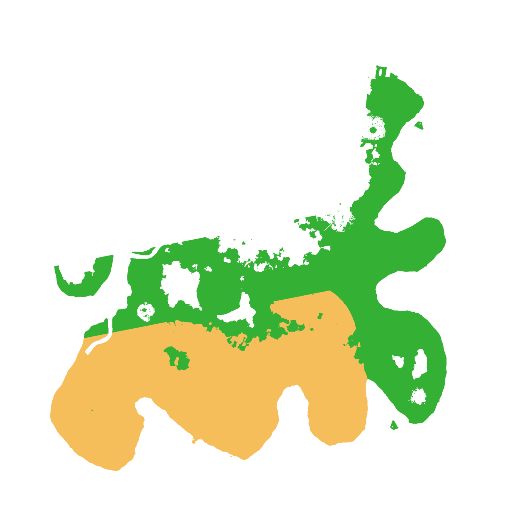 Biome Rust Map: Procedural Map, Size: 3000, Seed: 49999