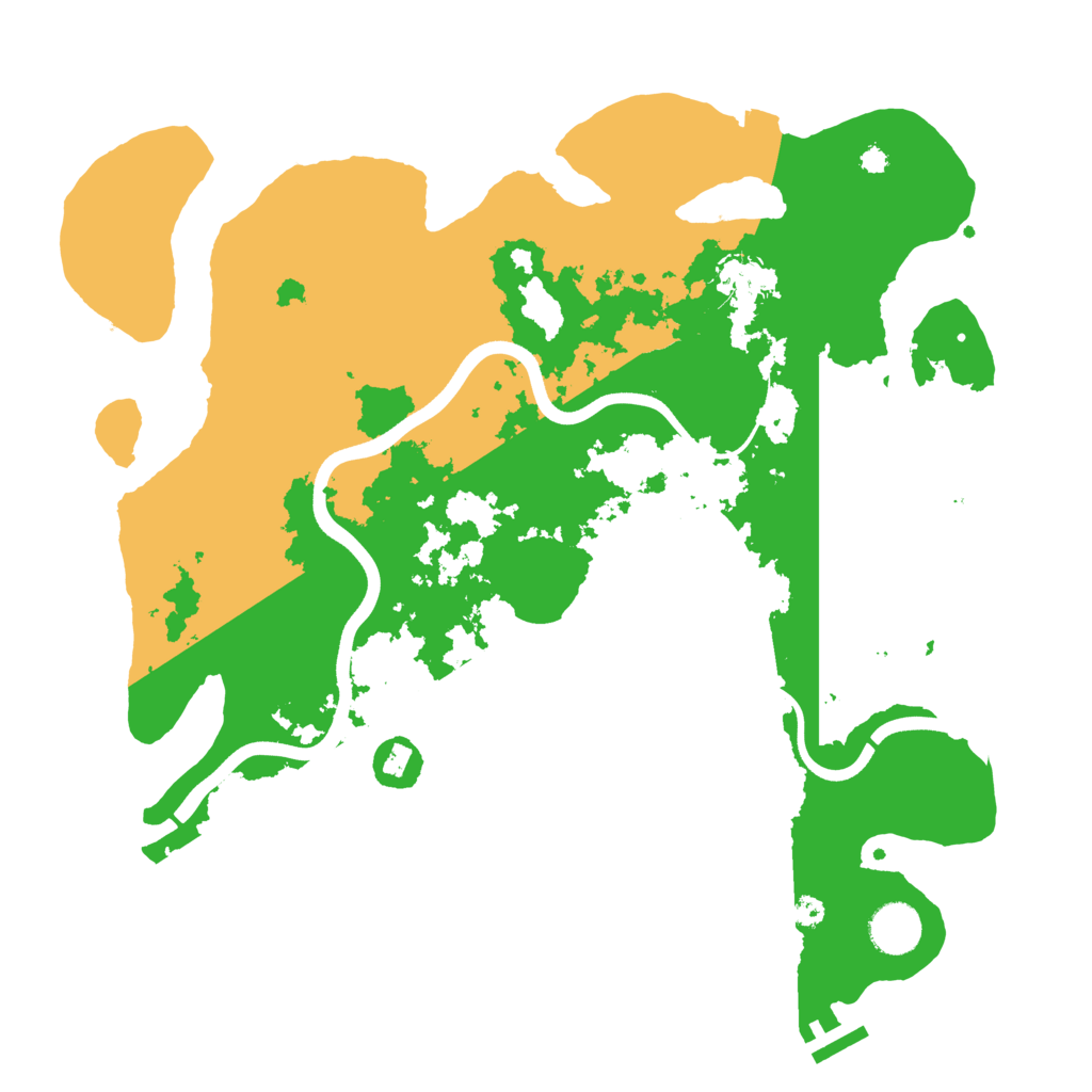 Biome Rust Map: Procedural Map, Size: 3700, Seed: 5447323