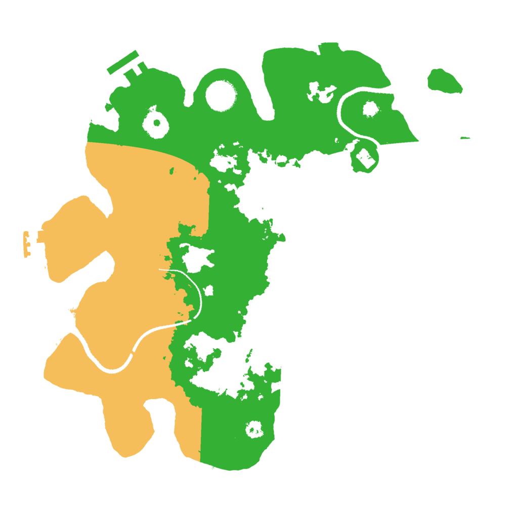 Biome Rust Map: Procedural Map, Size: 3000, Seed: 636754786