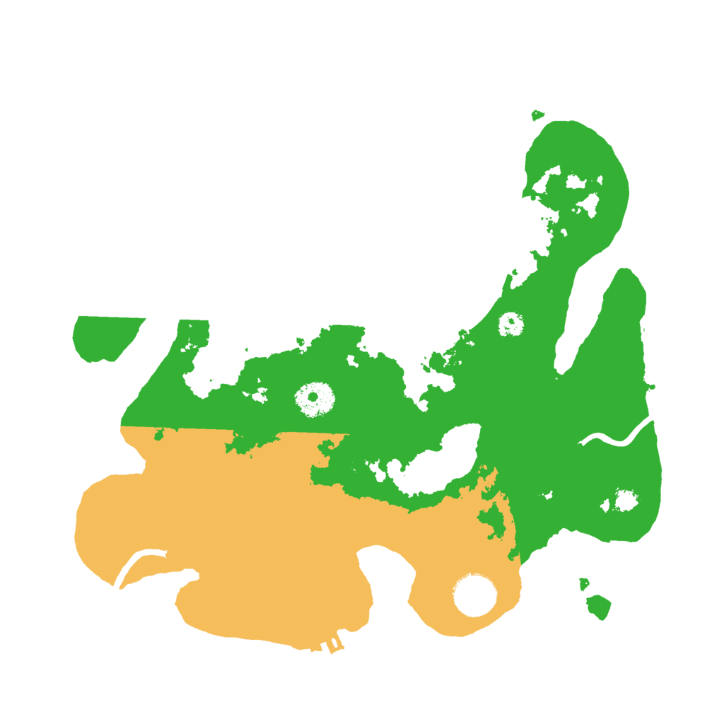 Biome Rust Map: Procedural Map, Size: 3000, Seed: 1289646545