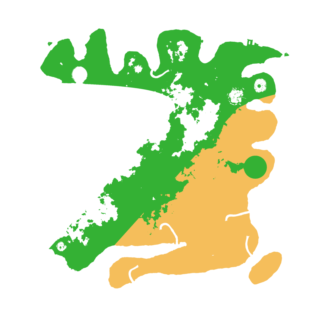 Biome Rust Map: Procedural Map, Size: 3550, Seed: 227681