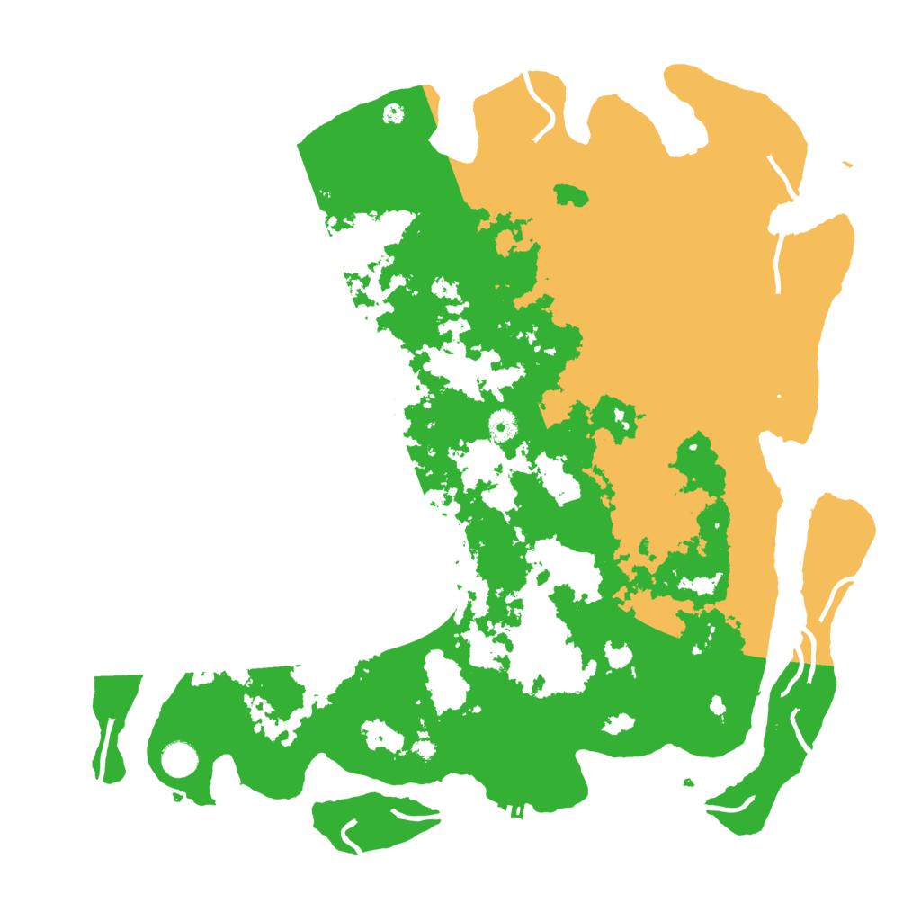 Biome Rust Map: Procedural Map, Size: 4500, Seed: 61484538