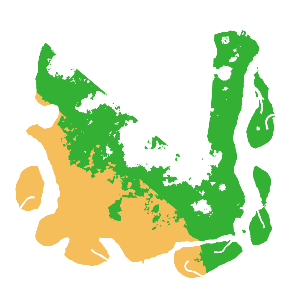 Biome Rust Map: Procedural Map, Size: 3700, Seed: 5918658