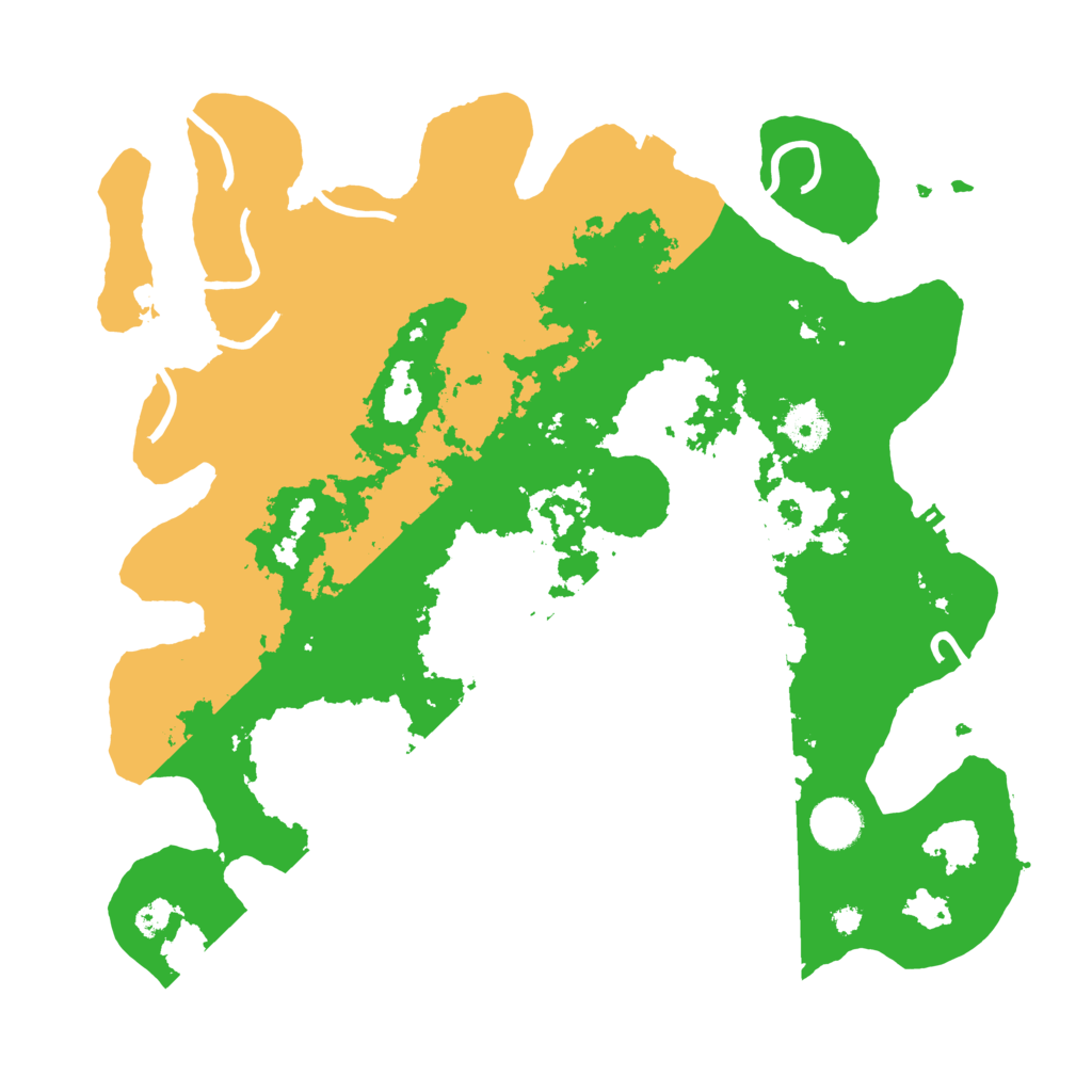 Biome Rust Map: Procedural Map, Size: 3700, Seed: 2565657