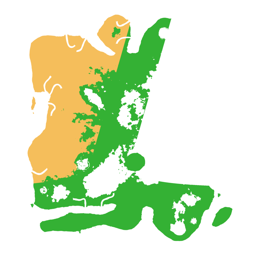 Biome Rust Map: Procedural Map, Size: 3700, Seed: 1032907