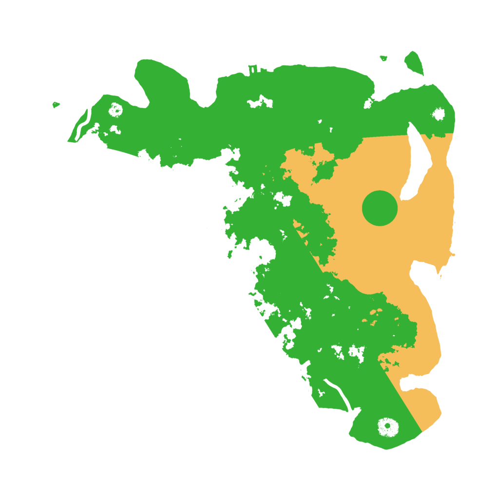 Biome Rust Map: Procedural Map, Size: 3700, Seed: 5548168