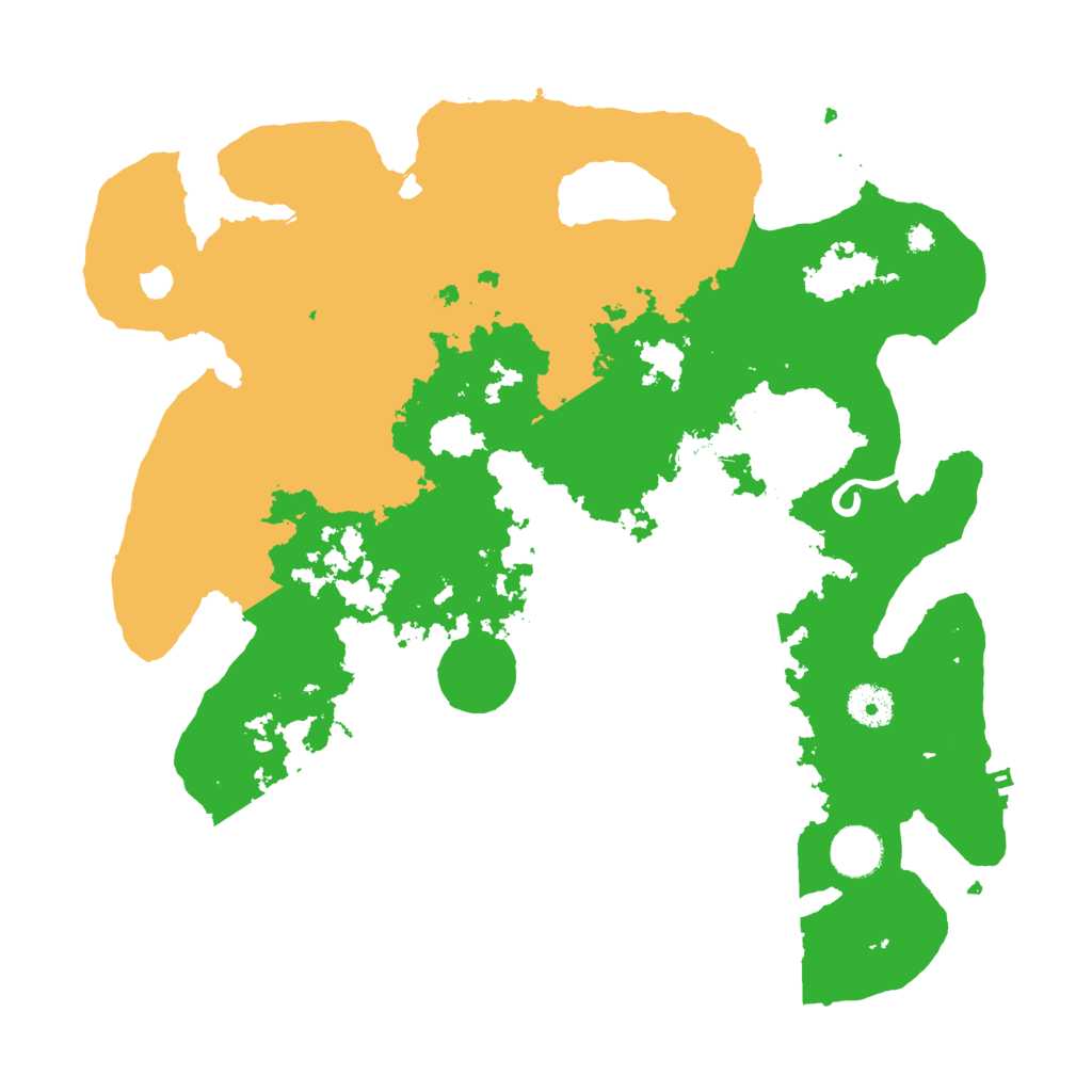 Biome Rust Map: Procedural Map, Size: 3700, Seed: 213288