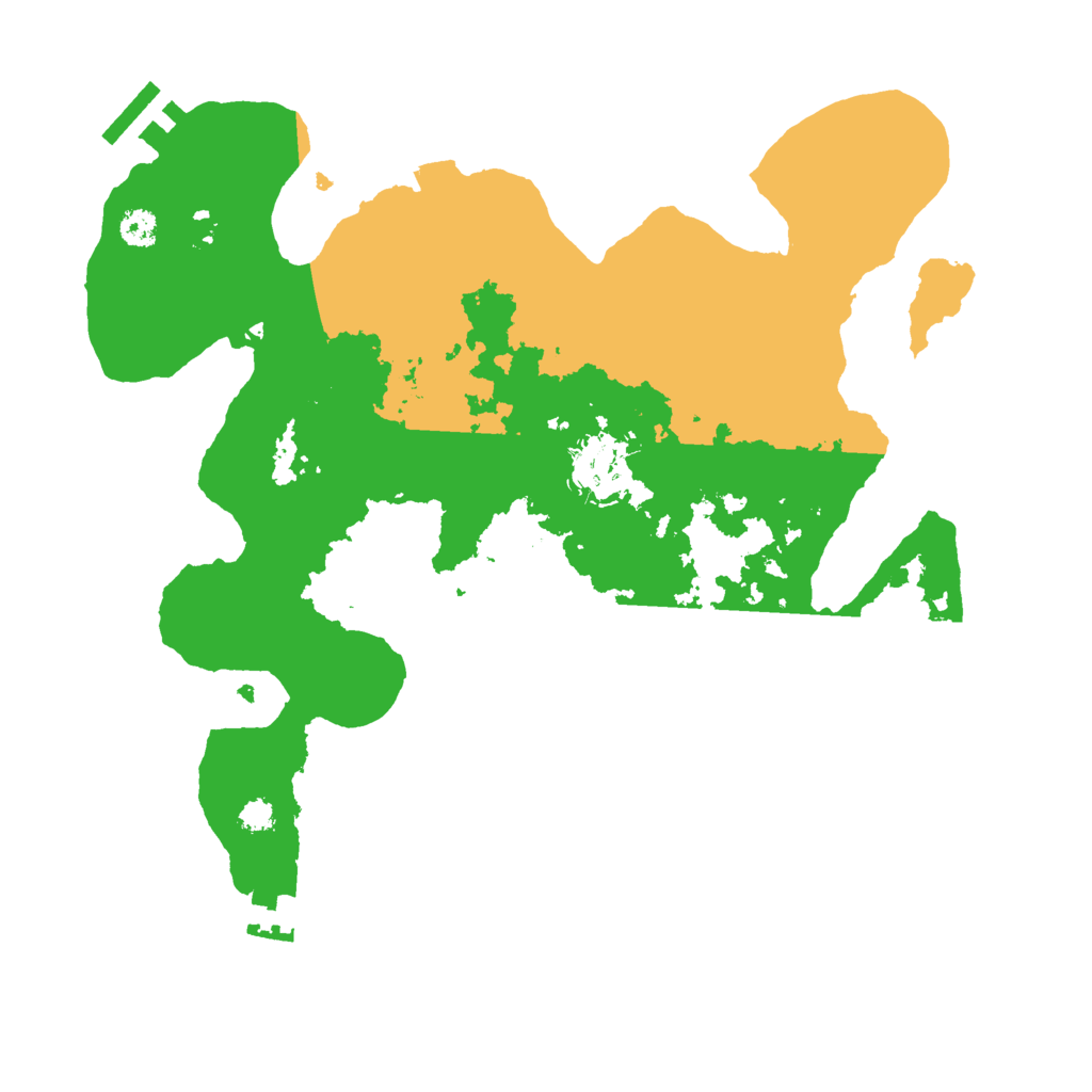 Biome Rust Map: Procedural Map, Size: 3000, Seed: 489777