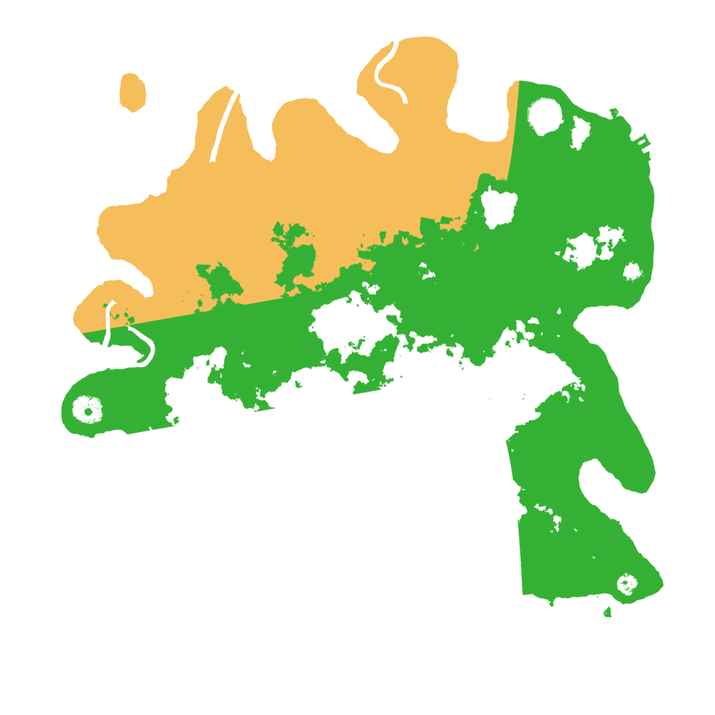 Biome Rust Map: Procedural Map, Size: 3700, Seed: 3573875