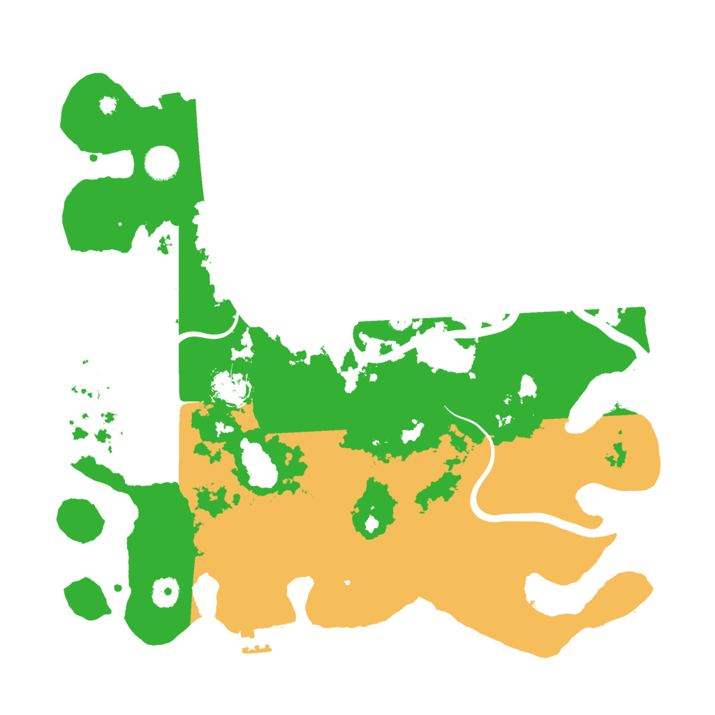 Biome Rust Map: Procedural Map, Size: 3700, Seed: 5898862