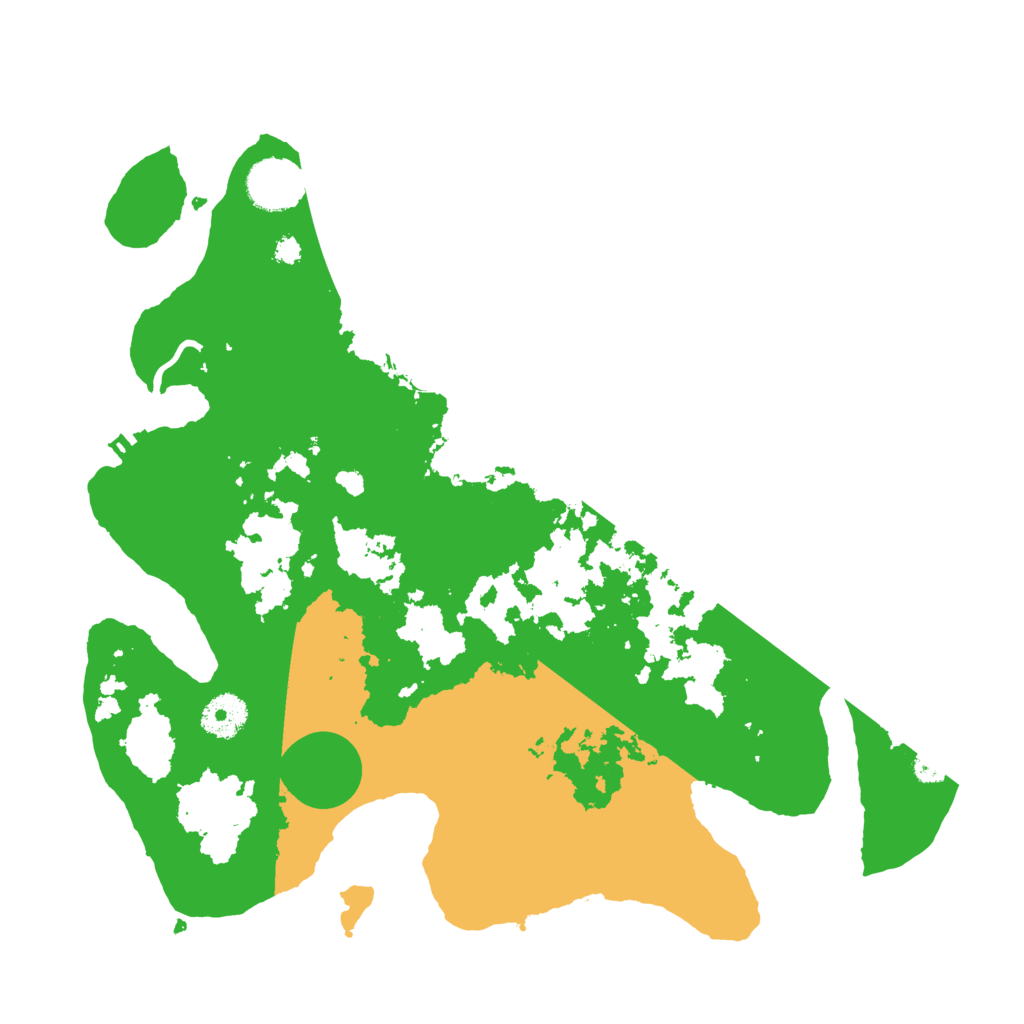 Biome Rust Map: Procedural Map, Size: 3500, Seed: 832718028