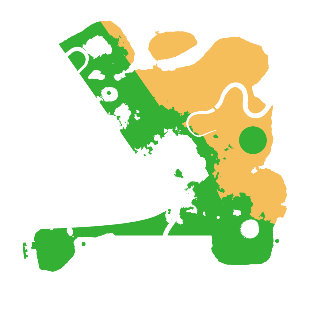 Biome Rust Map: Procedural Map, Size: 3000, Seed: 1272425340