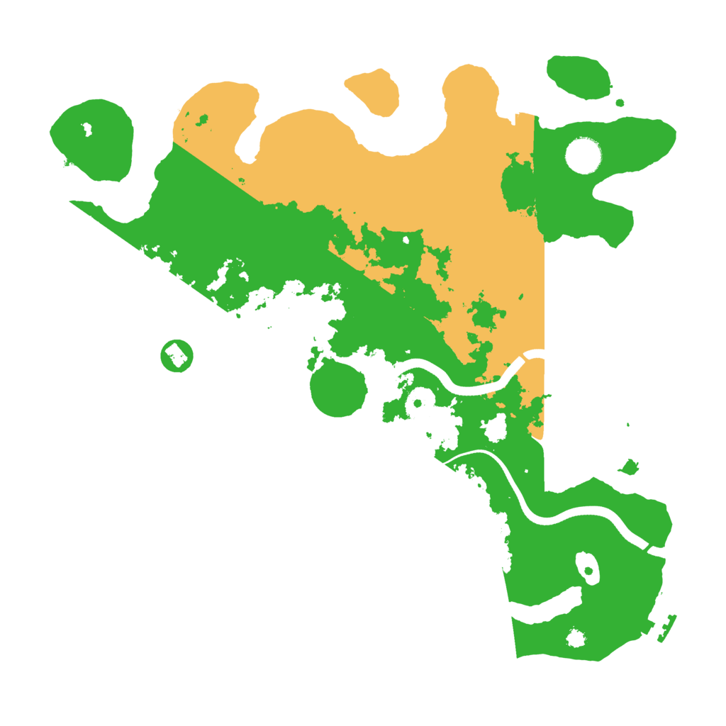 Biome Rust Map: Procedural Map, Size: 3550, Seed: 669612