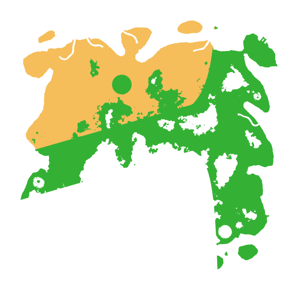 Biome Rust Map: Procedural Map, Size: 4000, Seed: 3546