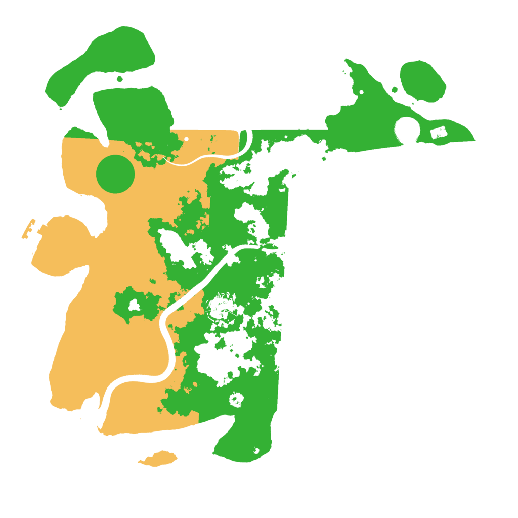 Biome Rust Map: Procedural Map, Size: 3550, Seed: 922637