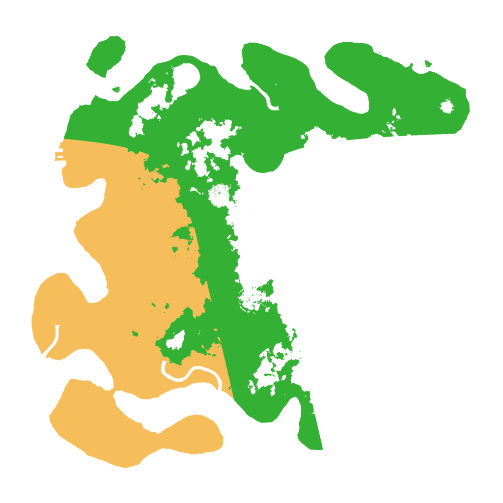Biome Rust Map: Procedural Map, Size: 3500, Seed: 10207