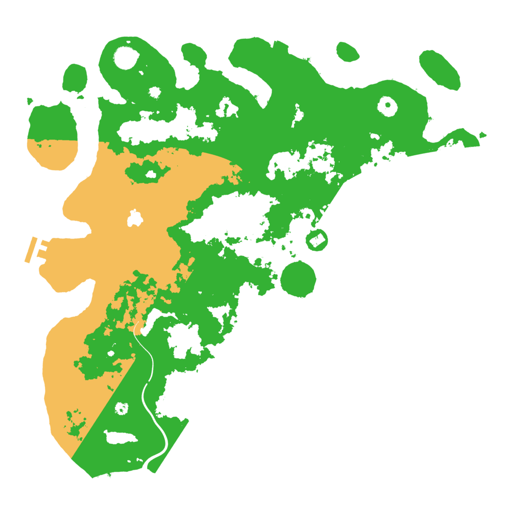 Biome Rust Map: Procedural Map, Size: 4000, Seed: 322
