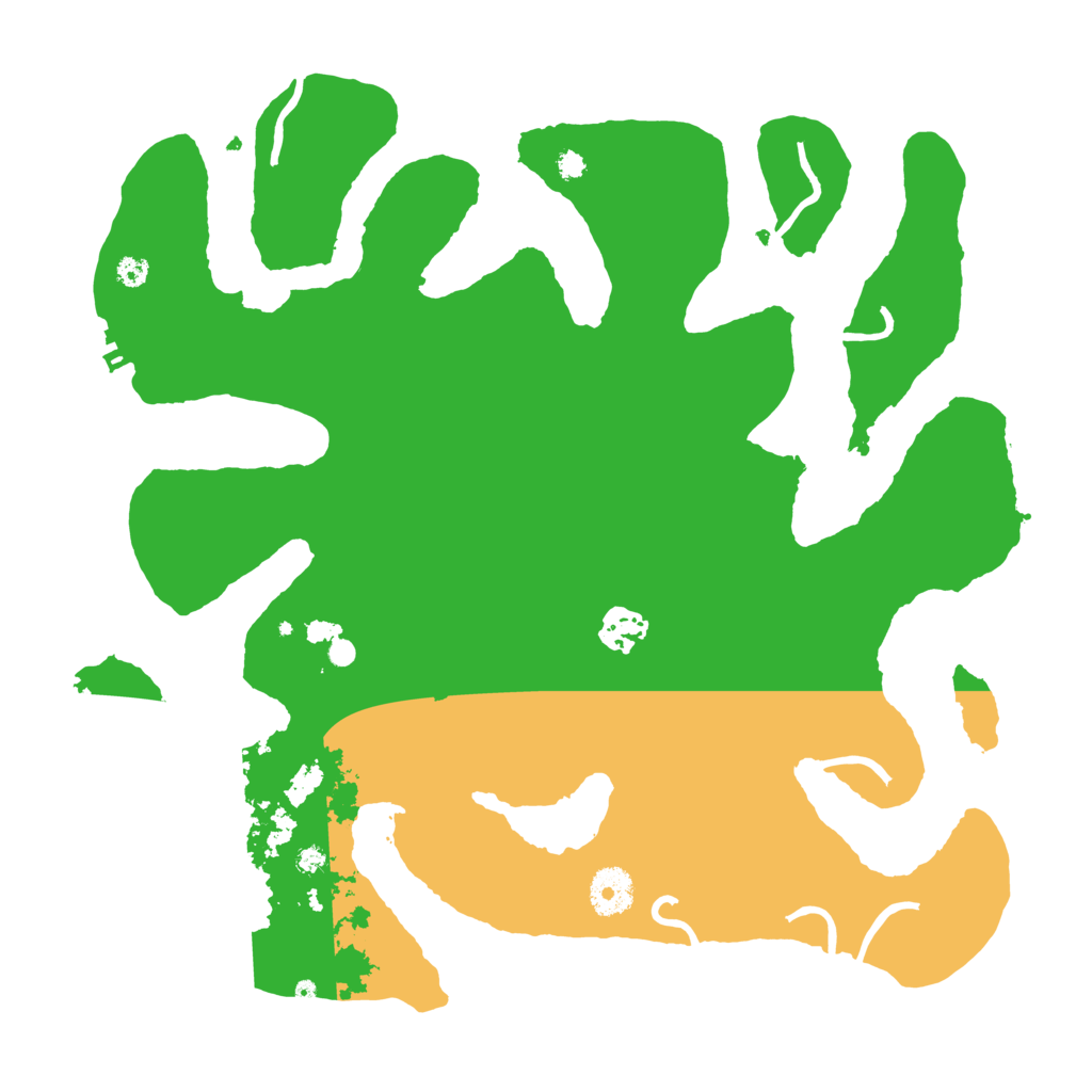 Biome Rust Map: Procedural Map, Size: 3550, Seed: 524150