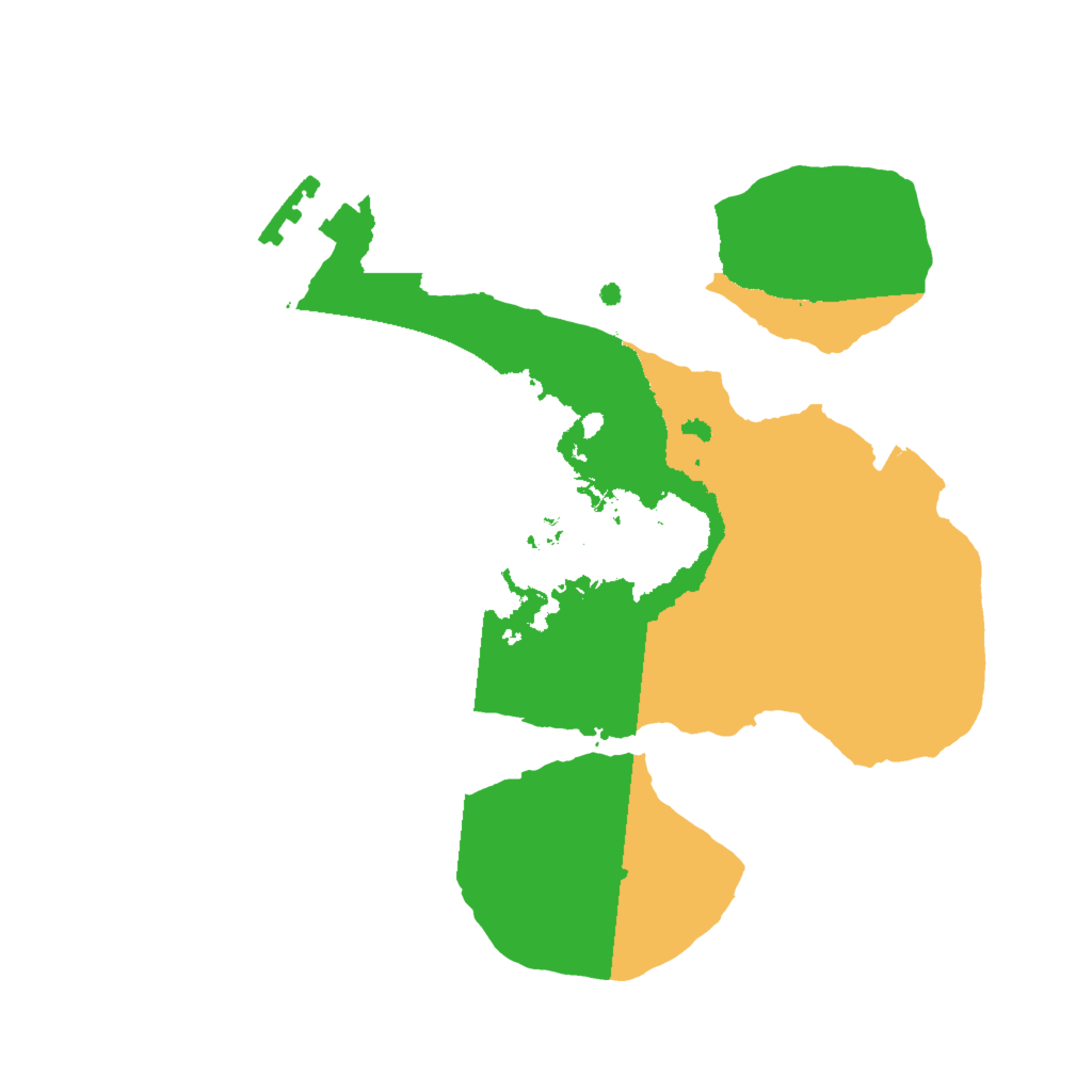 Biome Rust Map: Procedural Map, Size: 2000, Seed: 20220104