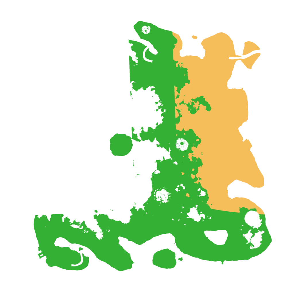 Biome Rust Map: Procedural Map, Size: 3550, Seed: 196658