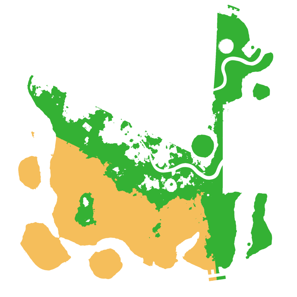 Biome Rust Map: Procedural Map, Size: 3550, Seed: 249516