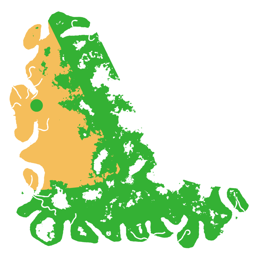 Biome Rust Map: Procedural Map, Size: 5500, Seed: 252233