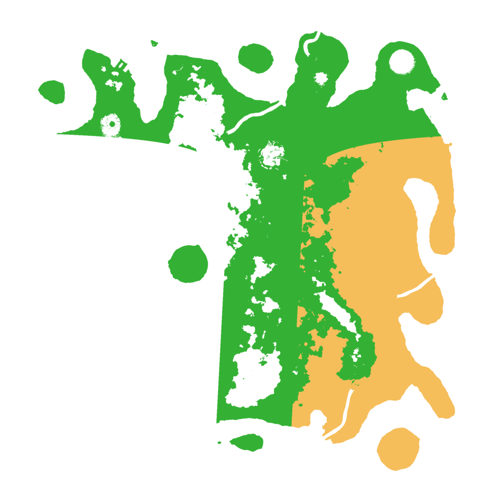 Biome Rust Map: Procedural Map, Size: 3550, Seed: 396632