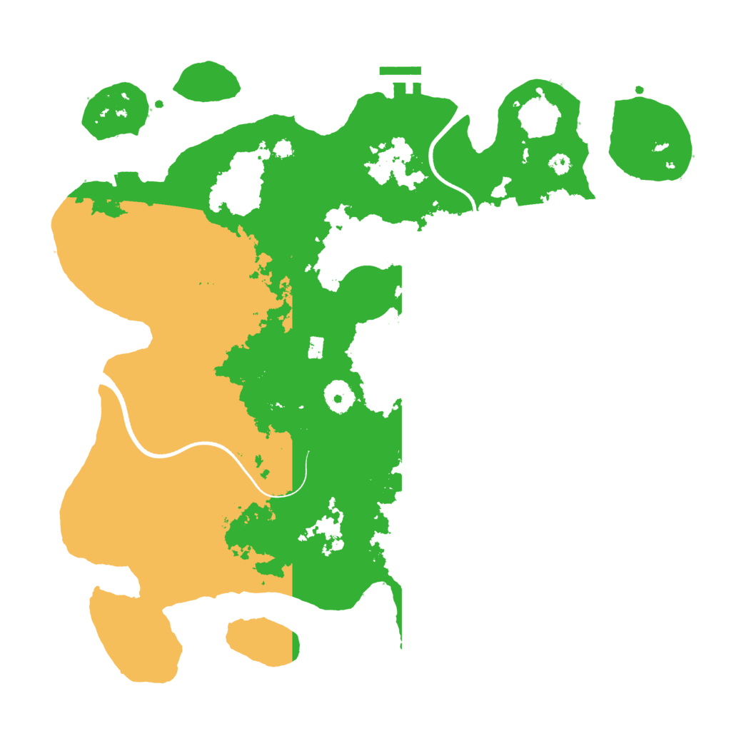 Biome Rust Map: Procedural Map, Size: 3550, Seed: 884552