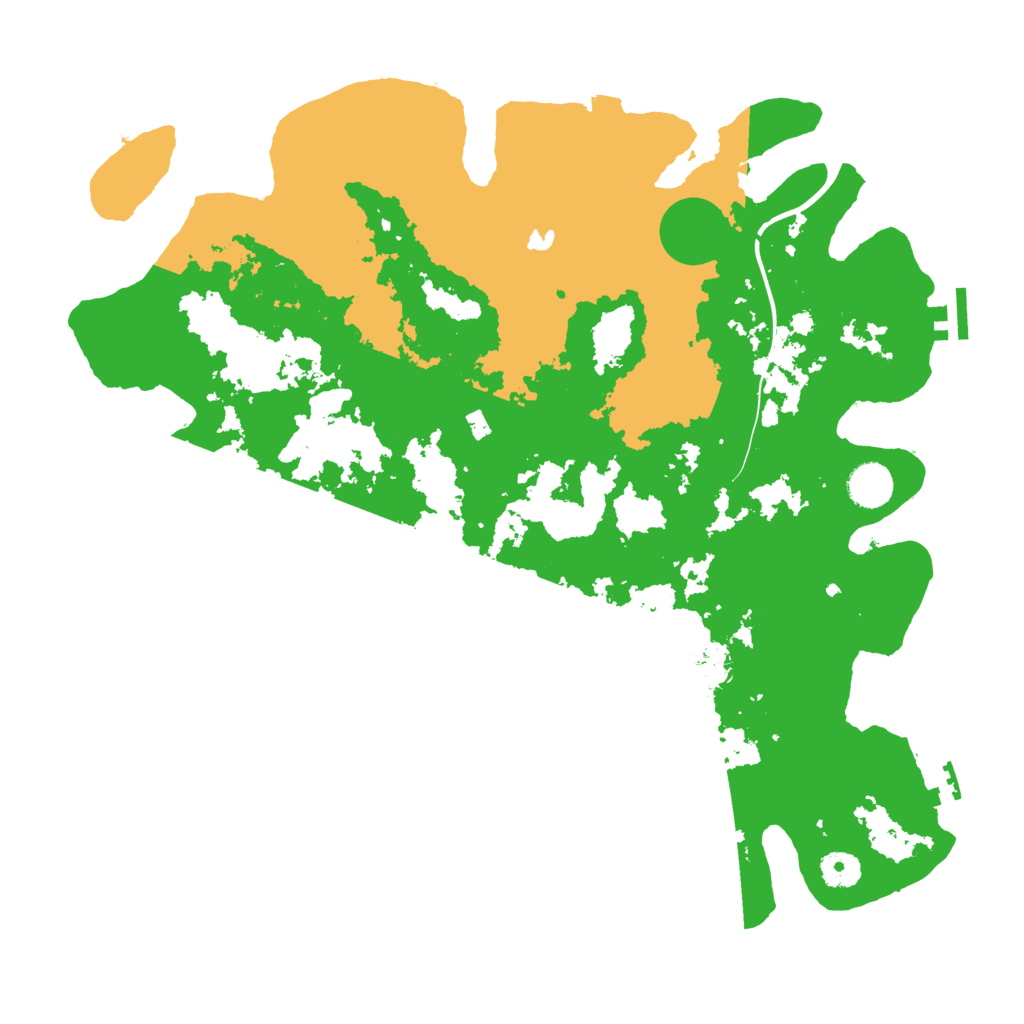 Biome Rust Map: Procedural Map, Size: 4000, Seed: 611632