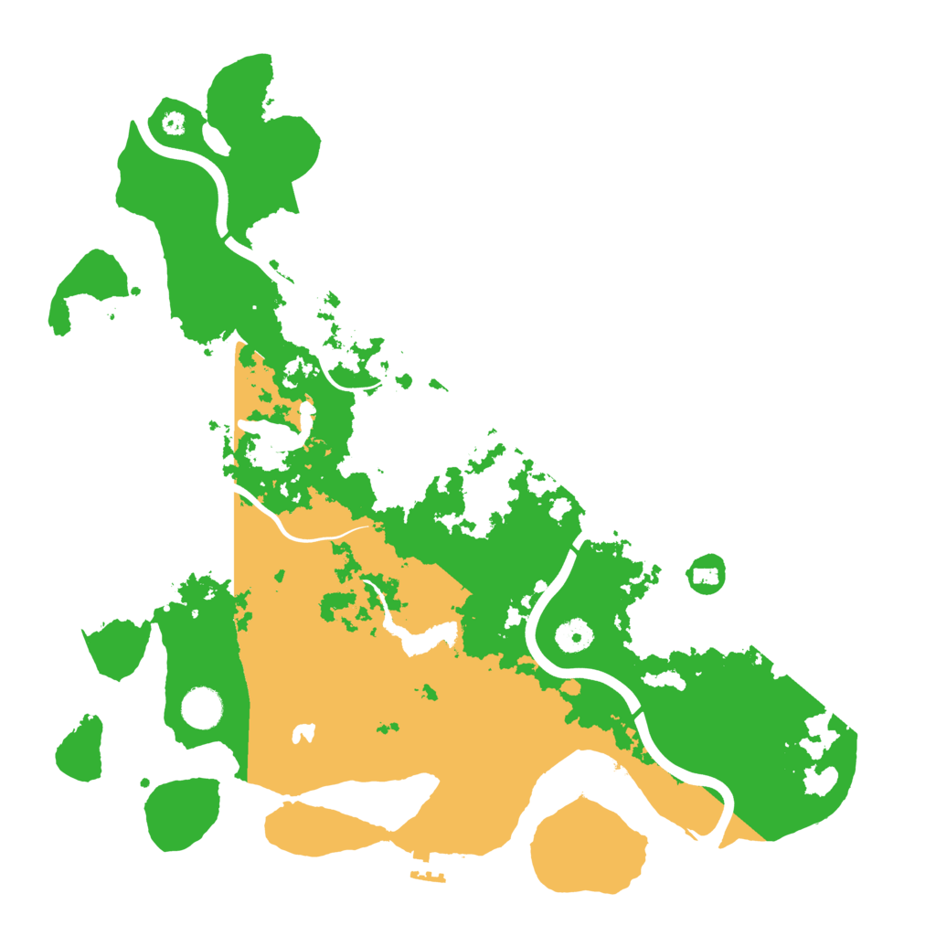 Biome Rust Map: Procedural Map, Size: 4000, Seed: 601477