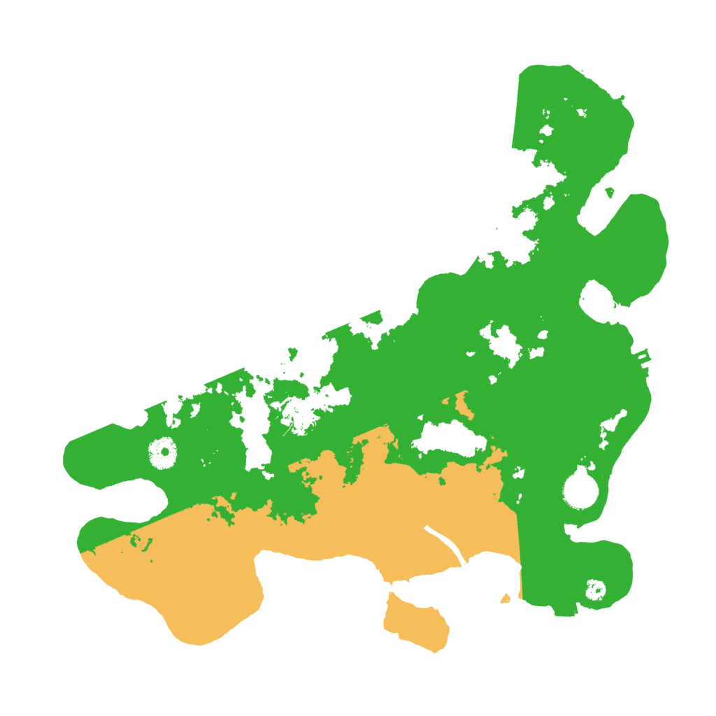 Biome Rust Map: Procedural Map, Size: 3550, Seed: 410359