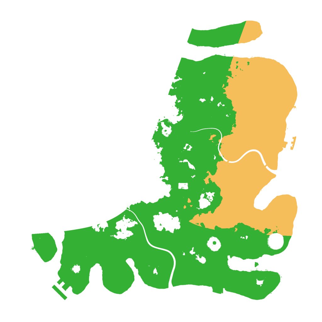 Biome Rust Map: Procedural Map, Size: 3550, Seed: 901787