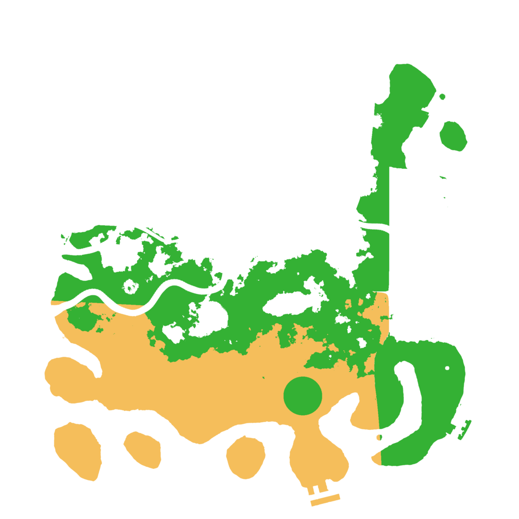 Biome Rust Map: Procedural Map, Size: 3550, Seed: 30885