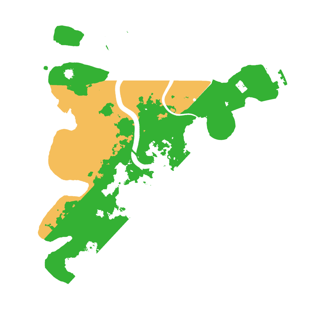 Biome Rust Map: Procedural Map, Size: 3000, Seed: 39727527